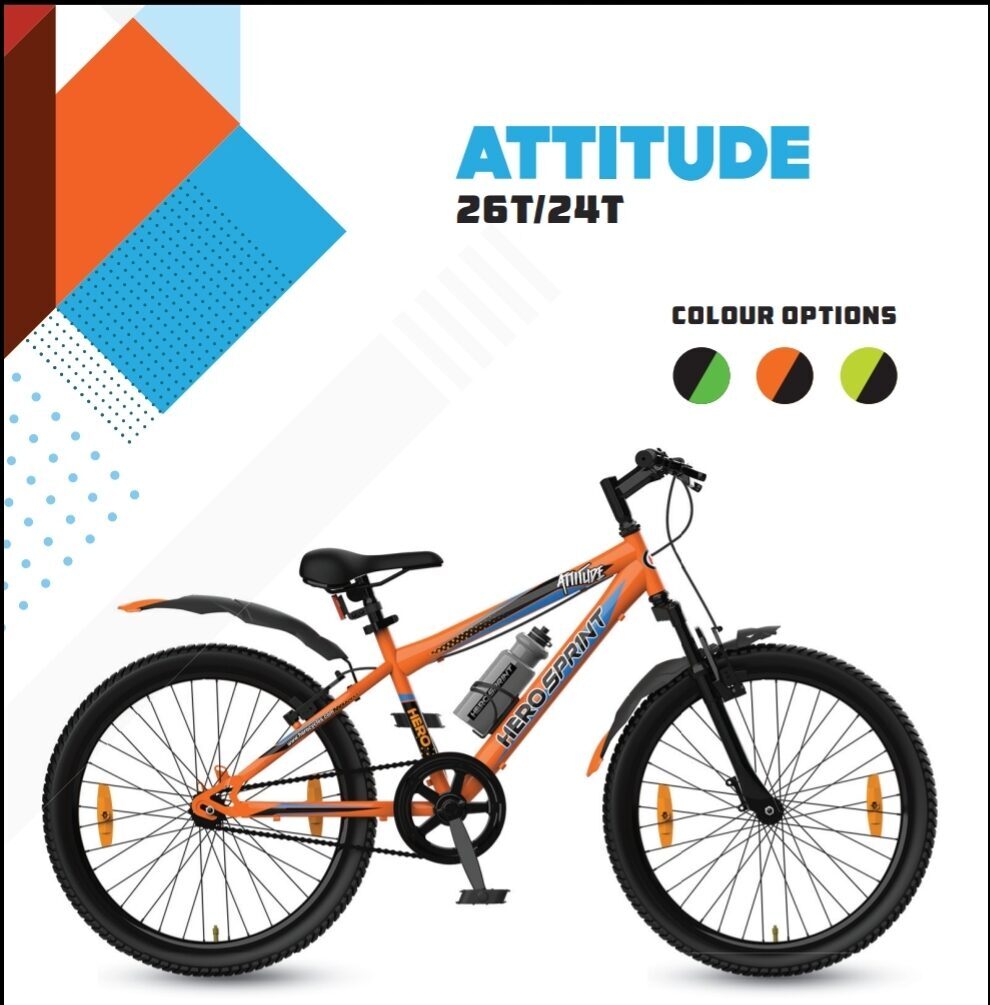 Hero sprint best sale attitude 24t