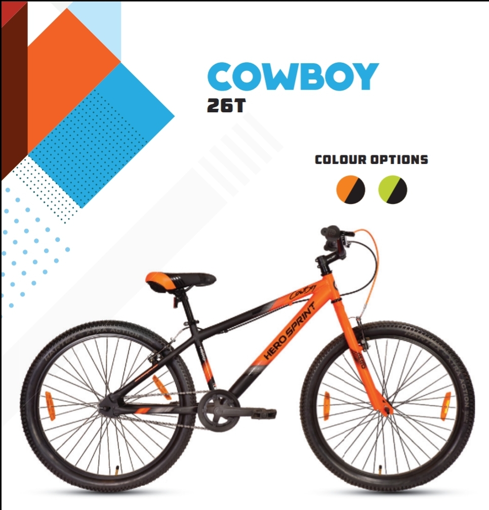 Hero sprint best sale cowboy bicycle price