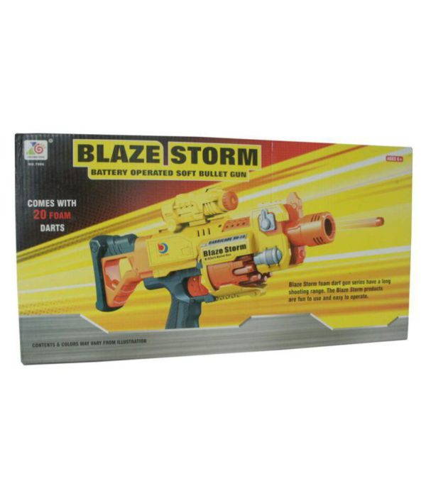 Blaze Storm Battery Operated Soft Bullet Gun (6573)