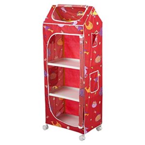 Baby Wardrobe Plastic Multipurpose 6 Shelve ,  Foldable ,  (Unbreakable Material)  (5768)