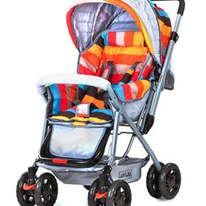 Luv Lap LuvLap Sunshine Baby Stroller/Pram for 0 to 3 Years ,  New Born/Toddler/Kid ,  5 Point Safety Harness ,  Adjustable backrest ,  360? Swivel Wheel ,  Large Storage Basket ,  Reversible Handlebar (101144)