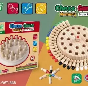 Matching Games ,  Wooden Memory Match Stick Chess Game , BLOWEST Colorful Memory Chess ,  Funny Block Board Game ,  Early Educational Toy ,  Brain Trainig Games for Boys and Girls Age 3 and Up (8401)