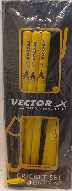Vector-X  Addict Plastic Cricket  Set Combo with Soft Cricket Ball for Kids( 6965)